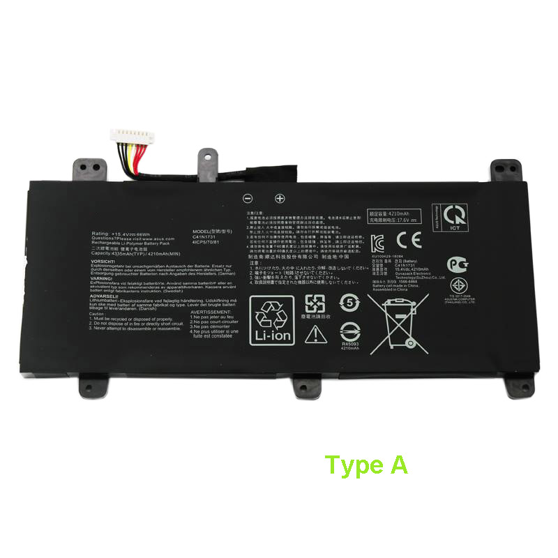 Compatible аккумулятор для ноутбука for asus ROG Strix GL504GM Compatible аккумулятор для ноутбука asus for ROG Strix GL504GM
