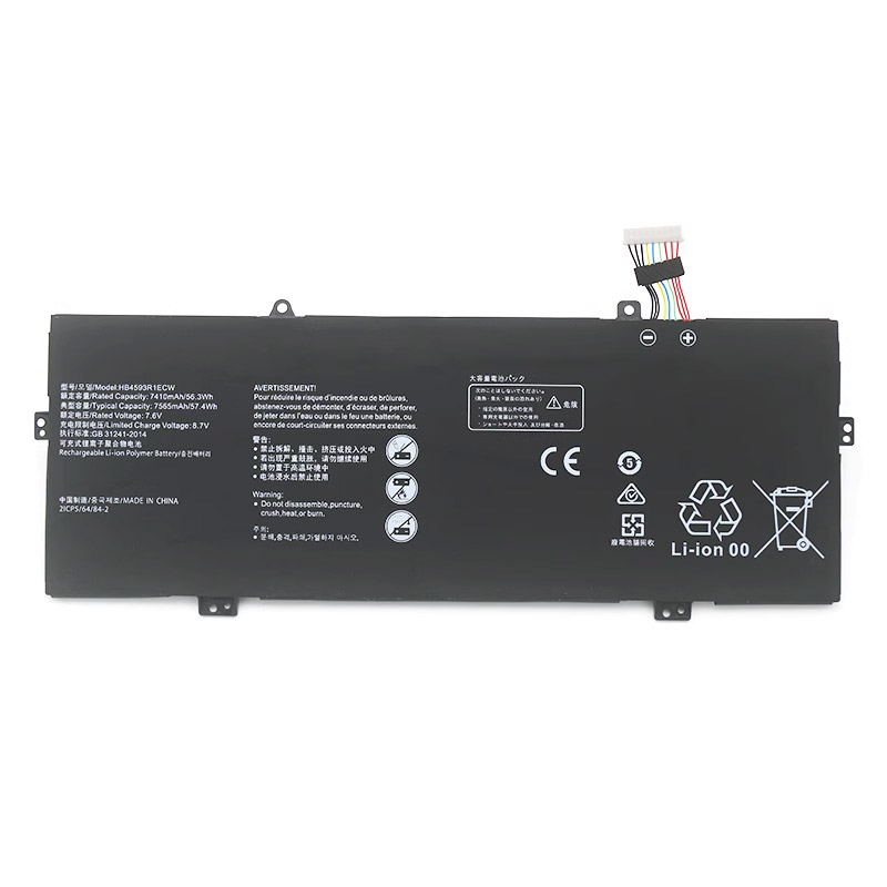 Compatible аккумулятор для ноутбука for Huawei HB4593R1ECW-22C Compatible аккумулятор для ноутбука Huawei for HB4593R1ECW-22C